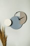 Wallity Myk2097-20 Reloj de Pared Decorativo de Metal